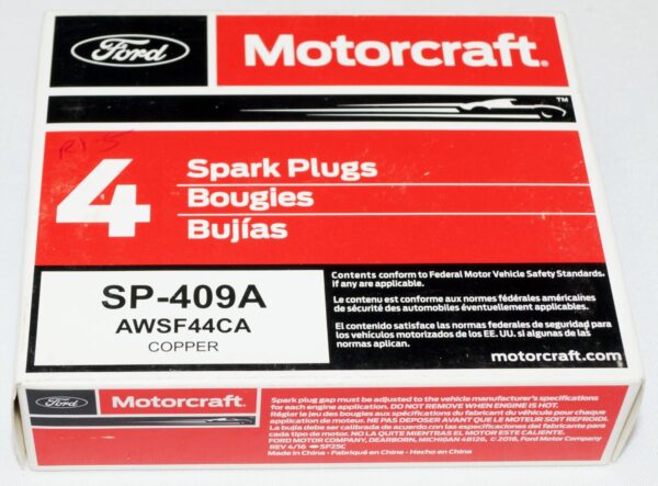 4 Pack Genuine Motorcraft SP409A Spark Plug Ford Mercury Lincoln 2.3 3.8 5.0 - Image 2