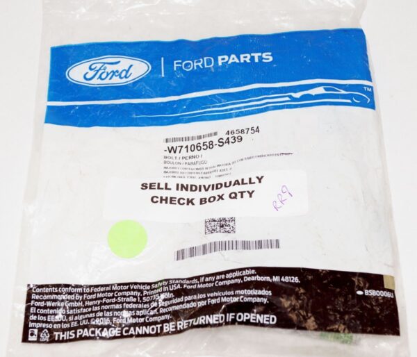Genuine OEM W710658S439 Ford Bolt - Image 3