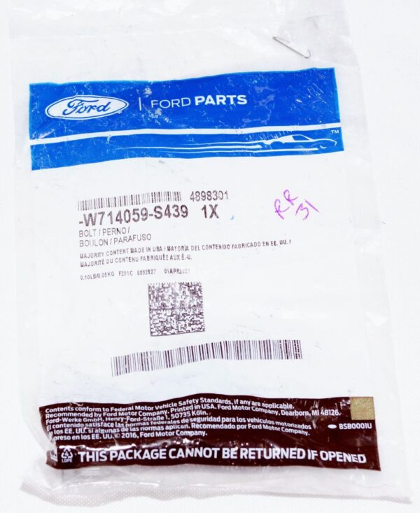 Genuine OEM W714059S439 Ford Bolt Wheel Stud - Image 2