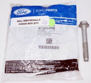 Genuine OEM W715419S439 Ford Rear Suspension Upper Control Arm Bolt