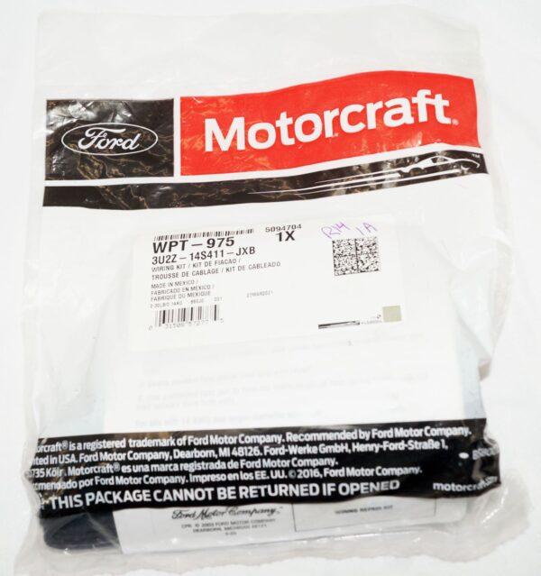 Genuine OEM WPT975 Motorcraft Wiring Pigtail Ford Kit3U2Z14S411JXB - Image 2