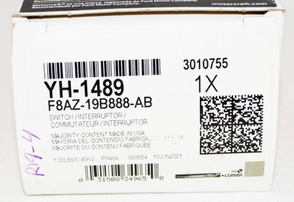 Genuine OEM Motorcraft YH1489 HVAC Heater Control Switch Ford 8AZ19B888AB - Image 2