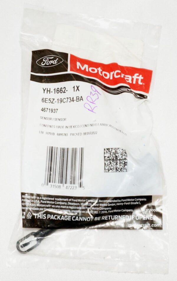 Genuine OEM YH1662 Motorcraft Cabin Air Temperature Sensor Ford 6E5Z19C734BA - Image 2
