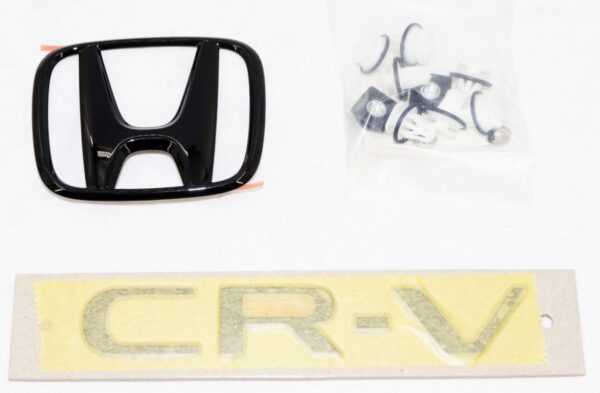 Genuine OEM 08F203A0100 Honda H and CR-V Black Emblem Kit CRV