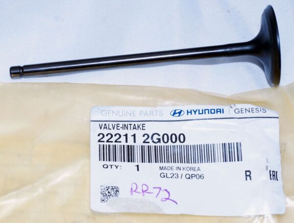 Genuine OEM 222112G000 Kia Hyundai Engine Intake Valve 2.0L 2.4L 2009-2023 - Image 2