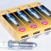 Set of 4 Genuine NGK 3381 LZTR5AGP G-Power Platinum Spark Plugs
