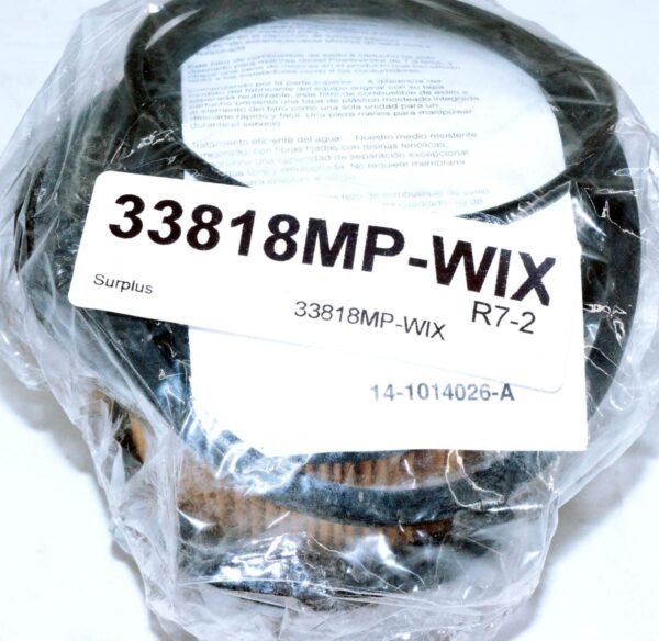Wix 33818 Fuel Cartridge (Special Type) Filter - Master Pack Version - Image 2