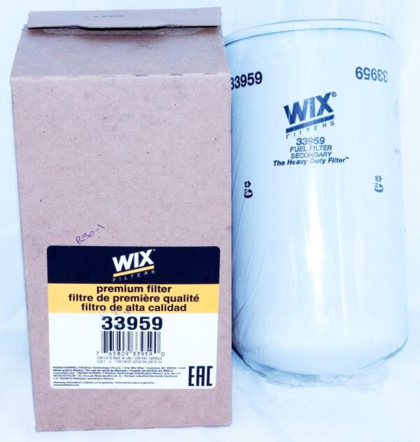 Spin-On Fuel Filter Wix 33959