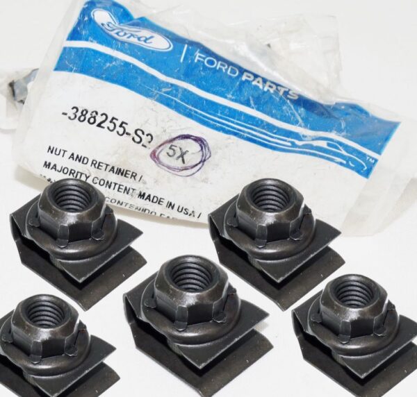 Pack of 5 Genuine OEM 388255S2 Ford Nut Retainer 7 16 14 U Lock - Image 6