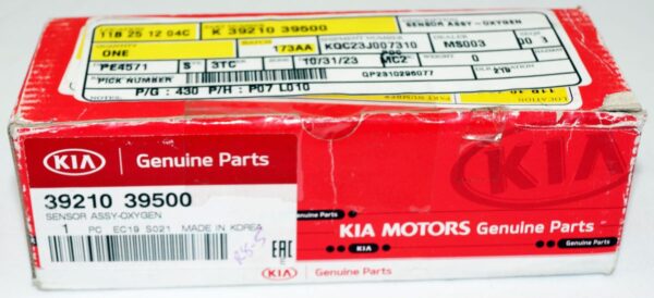 Genuine OEM 3921039500 Kia Sorento Oxygen Sensor Front Right - Image 2