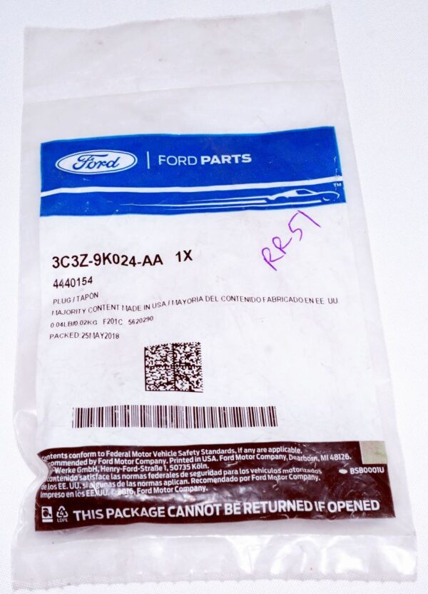 Genuine OEM Ford 3C3Z9K024AA Plug - Image 3