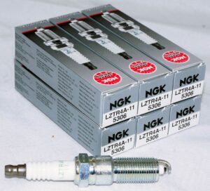 Set of 6 NGK 5306 LZTR4A-11 V-Power Spark Plugs