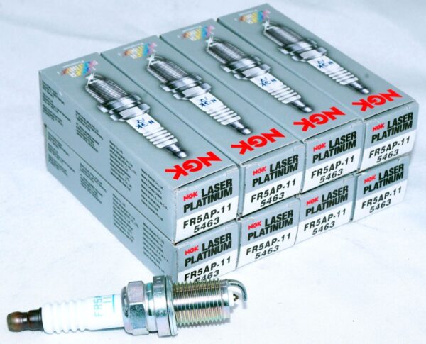 Set of 8 NGK 5463 FR5AP-11 Laser Platinum Spark Plugs