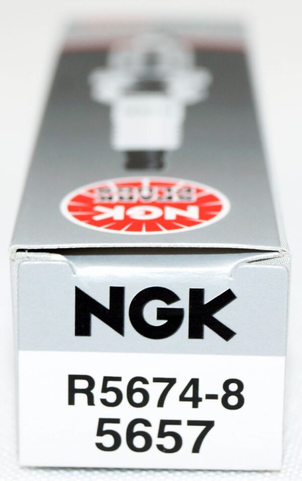 Set of 2 Genuine NGK 5657 R5674-8 Racing Spark Plugs - Image 9