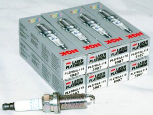 Set of 8 NGK 5987 PLZFR6A-11S Laser Platinum Spark Plugs