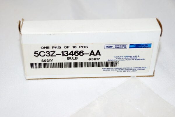 Box of 10 Genuine OEM Ford 5C3Z13466AA Interior Roof Visor Lamp Bulb Clear - Image 3