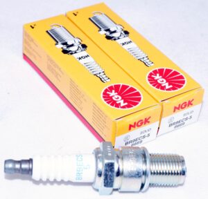 Set of 2 Genuine NGK 6669 BR9ECS-5 Nickel Spark Plugs