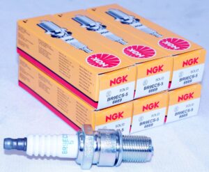 Set of 6 Genuine NGK 6669 BR9ECS-5 Nickel Spark Plugs