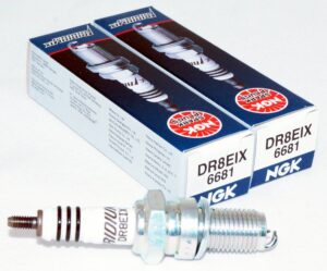 Set of 2 Genuine NGK 6681 DR8EIX Iridium IX Spark Plugs