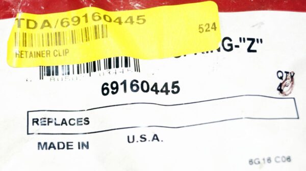 Meritor Genuine Spring "Z" 69160445 - Image 3