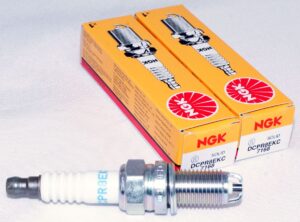 Set of 2 Genuine NGK 7168 DCPR8EKC Multi-Ground Spark Plugs