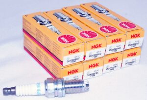 Set of 8 Genuine NGK 7168 DCPR8EKC Multi-Ground Spark Plugs