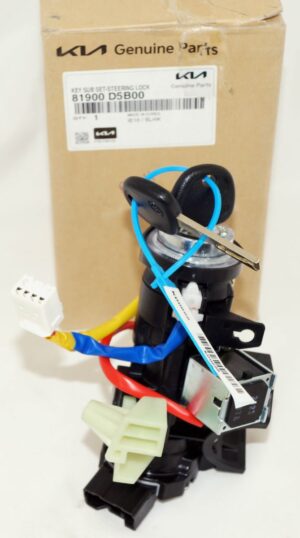 Genuine OEM 81900D5B00 Kia Optima Ignition Cylinder Switch + 2 Keys