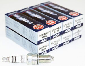 Set of 8 Genuine NGK 8196 DCPR6EIX Iridium IX Spark Plugs