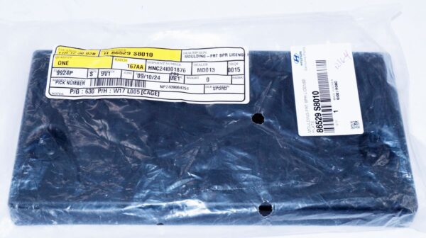 Genuine OEM 86529-S8010 Hyundai 20-22 Palisade Front License Plate Mount Bracket - Image 2