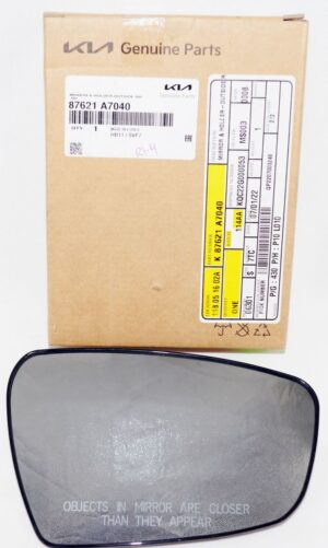 Genuine OEM 87621A7040 Kia Forte Right Side Mirror Glass Lens Heated