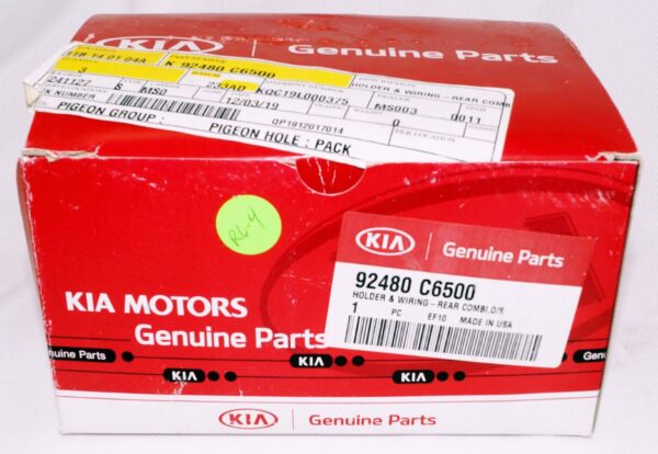 Genuine OEM 92480C6500 Kia Socket and Wire Assembly with Bulbs - Image 2