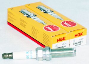 Set of 2 Genuine NGK 93444 LMAR8D-J Multi-Ground Spark Plugs