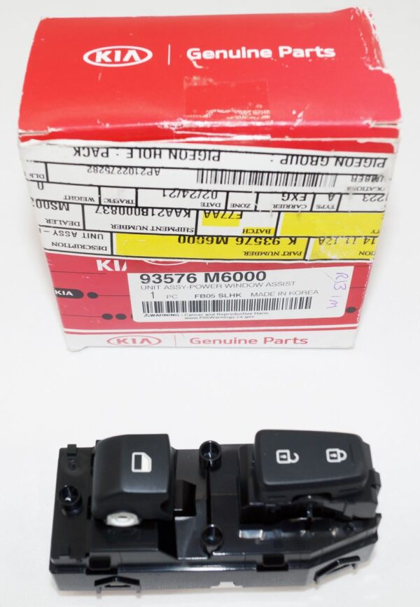 Genuine OEM 93576M6000 Kia Forte Window Switch Assembly