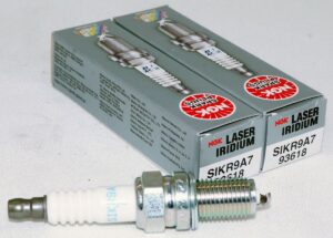 Set of 2 Genuine NGK 93618 SIKR9A7 Laser Iridium Spark Plugs