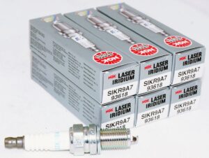Set of 6 Genuine NGK 93618 SIKR9A7 Laser Iridium Spark Plugs