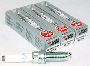 3 Pack Genuine NGK 96206 SILZKGR8E8S Laser Iridium Spark Plugs