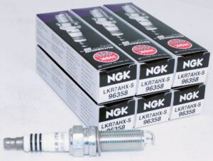Set of 6 Genuine NGK 96358 LKR7AHX-S Ruthenium HX Plugs