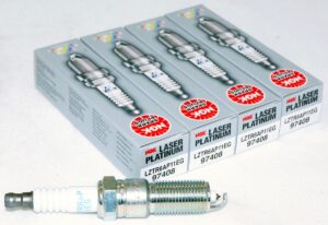 Set of 4 Genuine NGK 97408 LZTR6AP11EG Laser Platinum Spark Plugs