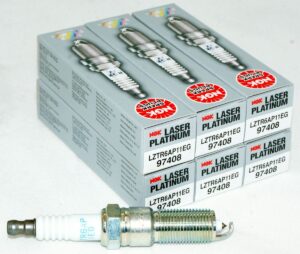 Set of 6 Genuine NGK 97408 LZTR6AP11EG Laser Platinum Spark Plugs