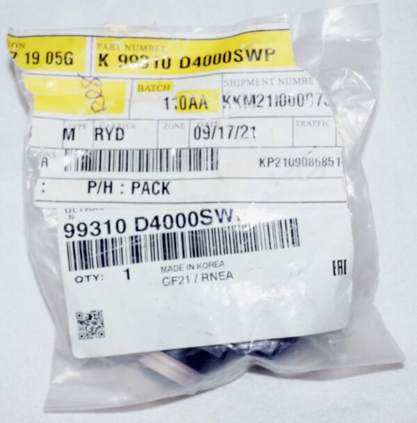 Genuine OEM 99310D4000SWP Kia Rear Bumper Park Sensor White - Image 5