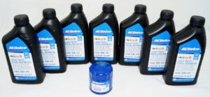 ACDelco Oil Change Kit 7 DexosD 0W-20 Engine Oil & 1 Filter 3.0L Duramax Diesel