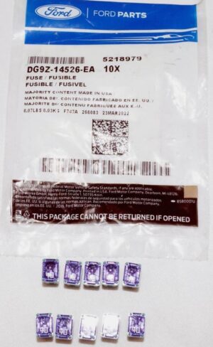 10 Pack Genuine OEM Ford DG9Z14526EA 40A Fuse Relay Circuit Breakers