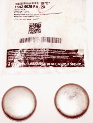 2 Pack Genuine OEM Ford F6AZ6026BA Engine Expansion Plugs 38.30MM
