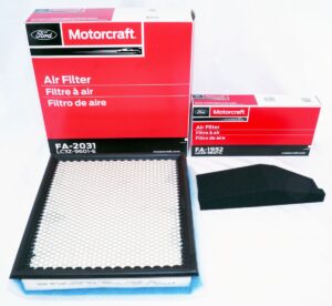 Genuine Motorcraft Air Filter Kit for Ford Diesel Trucks - FA2031 and FA1952