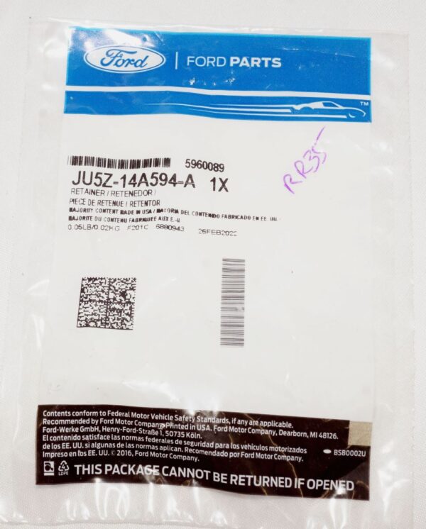Genuine OEM Ford JU5Z14A594A Retainer Clip - Image 2