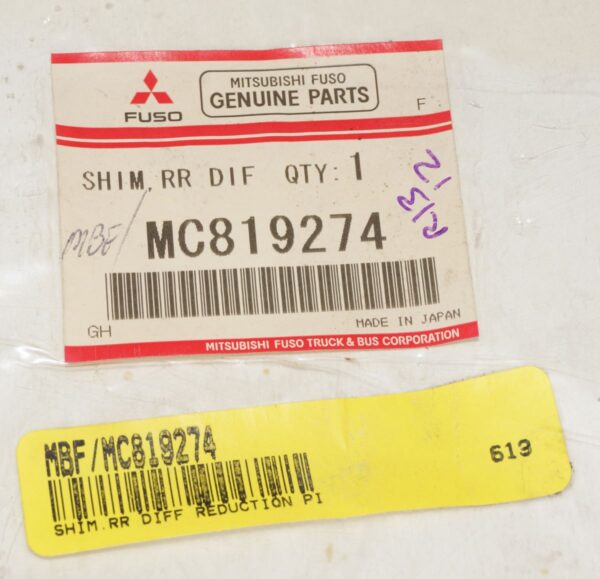 Genuine Mitsubishi MC819274 Shim RR Diff - Image 3