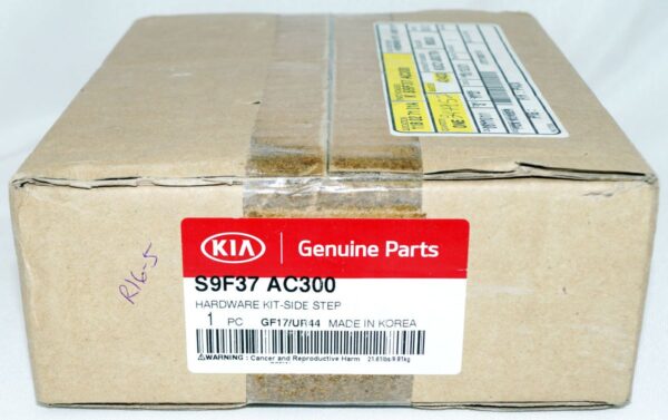 Genuine OEM S9F37AC300 Kia Telluride Hardware Kit-Side Step - Image 2