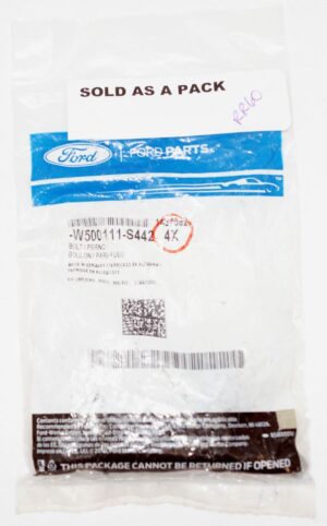 4 Pack Genuine OEM Ford W500111S442 Transmission Oil Cooler Bolt
