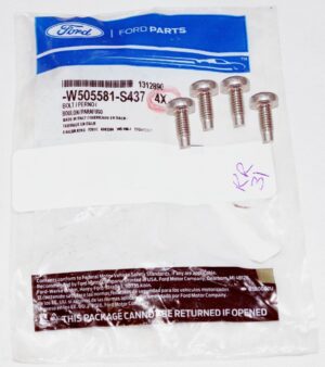 4 Pack Genuine OEM W505581S437 Ford Screw Bolt