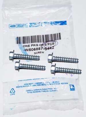 4 Pack Genuine OEM W506857S442 Ford Bracket Screws